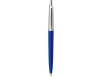 Ручка шариковая Parker модель Jotter серебристая с синим