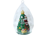 И хвои лесной аромат… Дед Мороз с рождественской ёлкой в колпаке с меняющей цвет подсветкой