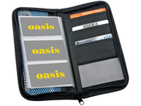 Дорожное портмоне с визитницей на 48 визиток и отделениями для авиаби- летов и кредитных карт, красное