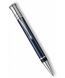 Шариковая ручка Parker Duofold Pinstripe K106, цвет: Navy