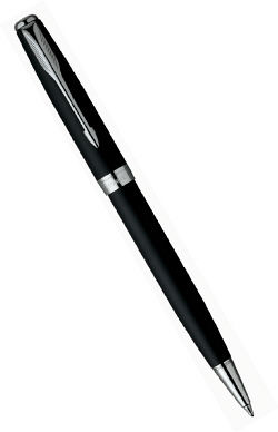 Шариковая ручка Parker Sonnet K129, цвет: Black/CT