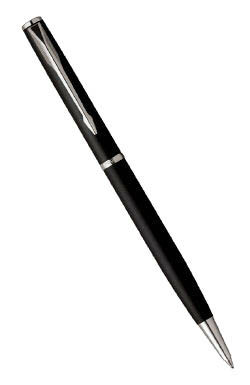 Шариковая ручка Parker Insignia K153, цвет: Matte Black/CT, стержень: Fblk