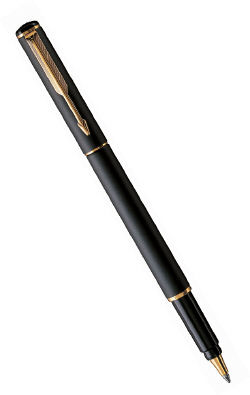 Шариковая ручка Parker Rialto K95, цвет: Matte Black, стержень: Fblack