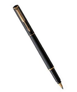 Шариковая ручка Parker Rialto K95, цвет: Matte Black, стержень: Mblue в коробке P.921