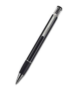 Шариковая ручка SOFTSPRING SENATOR, черная, цвет чернил синий