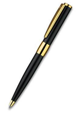 Шариковая ручка IMAGE SENATOR, матово черная с позолотой