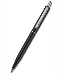 Шариковая ручка  POINT SENATOR, черная с металлическими деталями