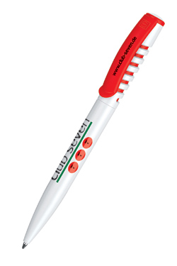 Шариковая ручка NEW SPRING BASIC SENATOR, белая / красная