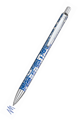 Шариковая ручка SILVER LINE ART, синяя