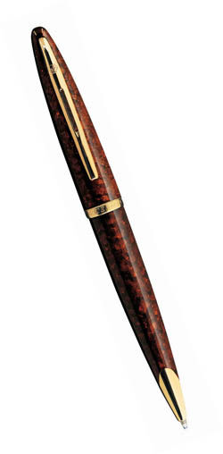 Шариковая ручка Waterman Carene, цвет: Amber, стержень: Mblue (21104)