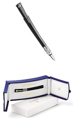 Ручка-роллер Waterman Serenite, цвет: Grey, стержень: Fblk